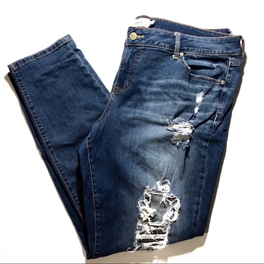 Torrid Distressed Skinny Jeans sz 20 {220}